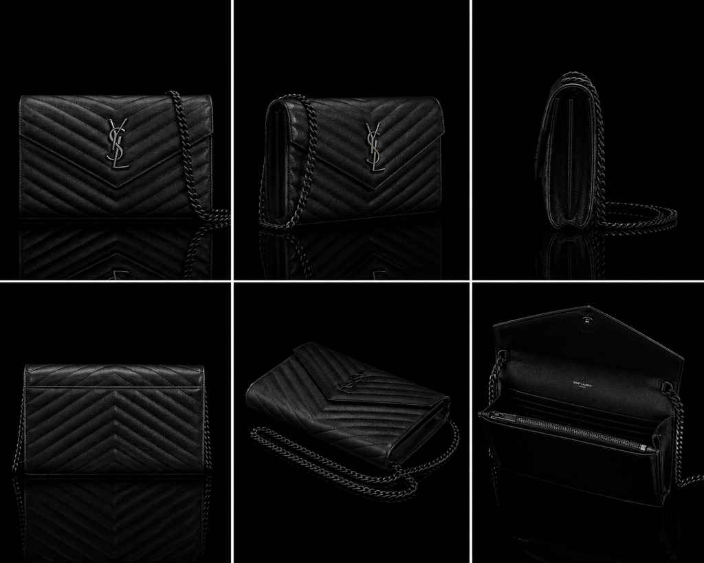 Luxury Quilted Chain Crossbody Bag 🖤