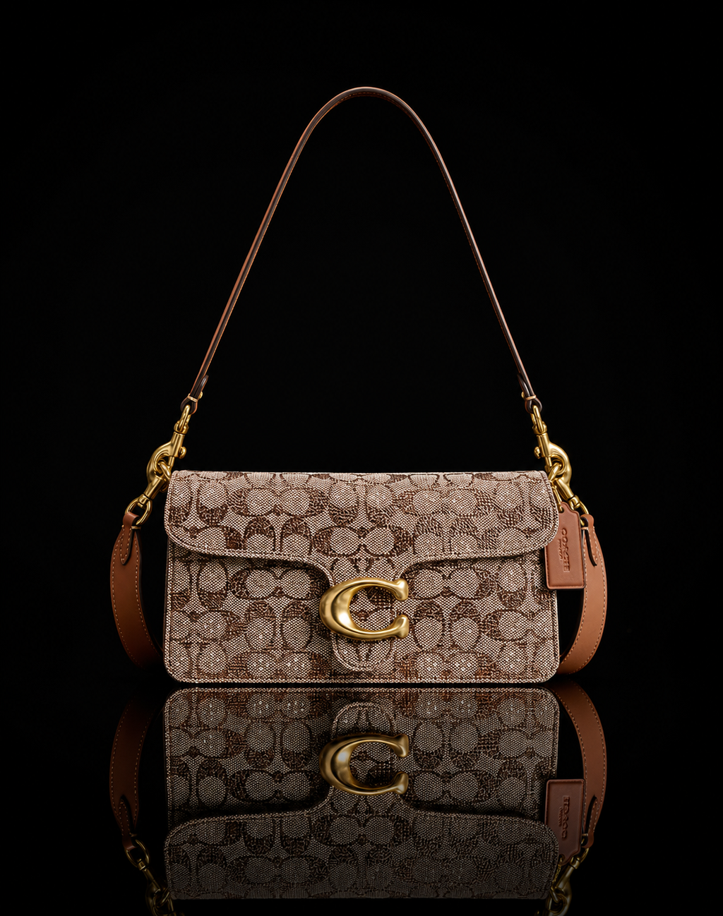 Signature Pattern Shoulder Purse