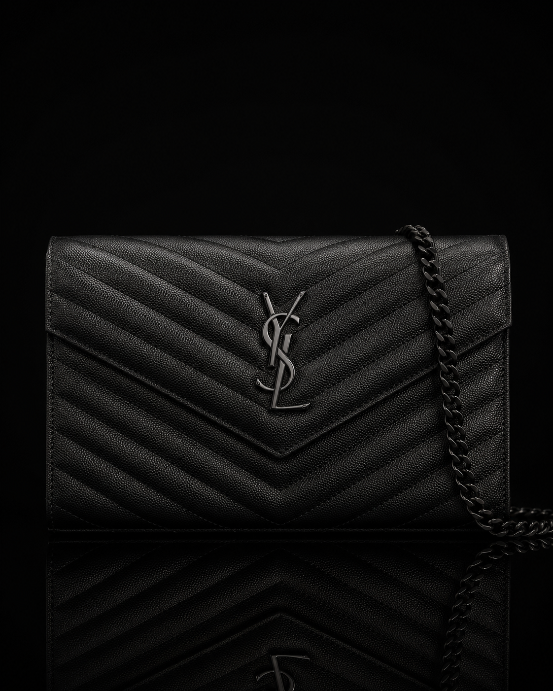 Luxury Quilted Chain Crossbody Bag 🖤