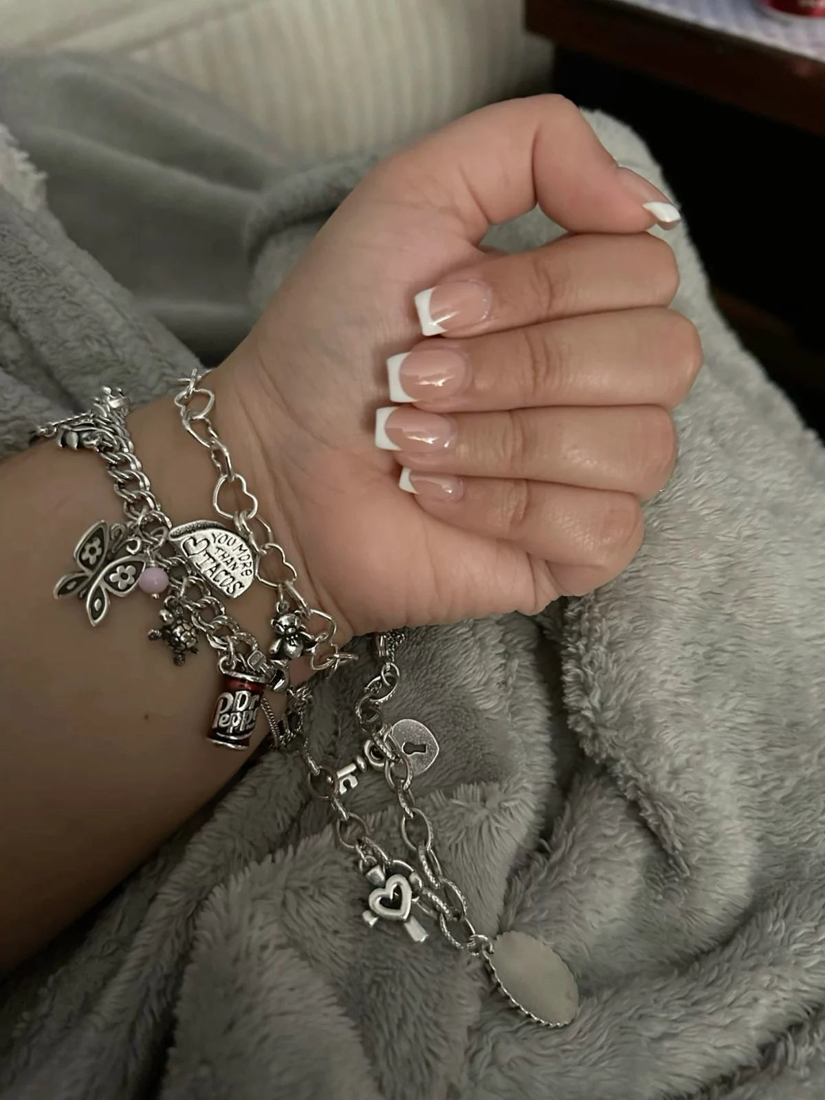 Heart & Texas Charm Bracelet