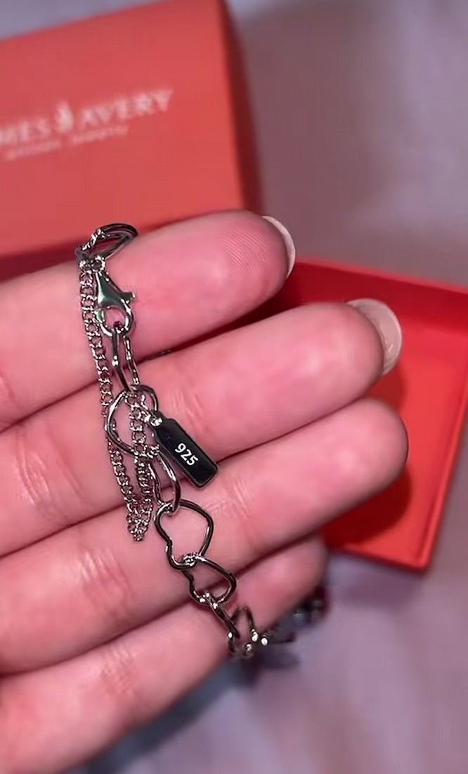 Heart & Texas Charm Bracelet